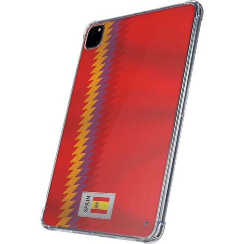 Spain Soccer Flag iPad Pro 11in (2024) Clear Case